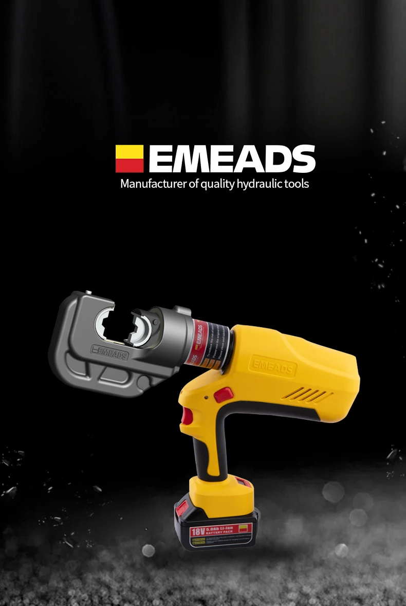 EMEADS EBS-400 with LED speed indicator in plastic case Hydraulic cable crimping tool hydraulic cable cutter 400mm2
