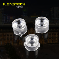 Lentille 10 mm 15 20 30 45 60 30*45 20*60 degrés Multi-angle 2835 3030 3535 Puces LED Lentille simple pièce