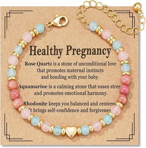 Pulsera <span class=keywords><strong>de</strong></span> Cuarzo Hecha a Mano con Piedras Naturales Curativas, Joyería Personalizada, Pulsera <span class=keywords><strong>de</strong></span> Moda <span class=keywords><strong>para</strong></span> Mujer, Día <span class=keywords><strong>de</strong></span> la <span class=keywords><strong>Madre</strong></span> - Product Image 4