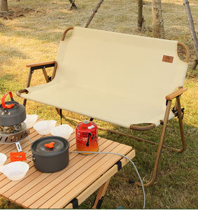 Chaise de camping pliable et portable en aluminium pour couple, siège d'amour coréen pour <span class=keywords><strong>2</strong></span> personnes, Offre Spéciale prêt à être expédié - Product Image 4