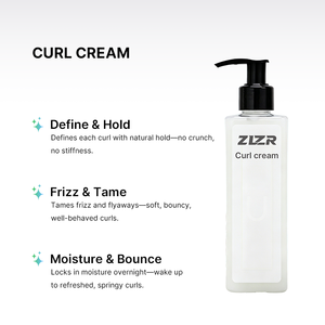 Crème Coiffante Bio Végane Hydratante Définition des Boucles Tenue Légère Anti-Frisottis pour Cheveux Bouclés Marque Privée Vente en Gros - Product Image 4