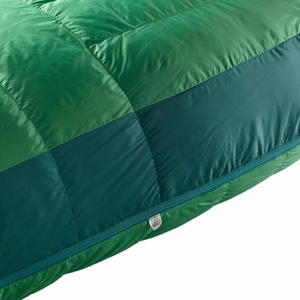 Saco de dormir Woqi Mummy, verde, de nailon, 3 estaciones, longitud estándar, transpirable, relleno de plumón, para adultos - Product Image 2