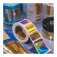 Étiquettes de rouleau d'impression de logo en vinyle d'autocollant de code à barres de coquille d'oeuf auto-adhésives permanentes bon marché