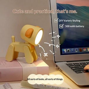 Luce Notturna USB Ricaricabile a LED a Forma di Cucciolo di Cervo, Lampada Miniatura Stile Animale, Regalo Carino per Ragazze, Luce d'Ambiente - Product Image 5