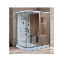 Baignoires de spa infrarouges en bois de luxe Cbmmart salles de sauna salle de flux sèche et humide extérieure