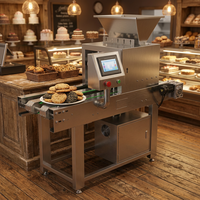 Machine automatique de saupoudrage de pâtisserie de précision pour graines de citrouille et noix, avec moules personnalisés