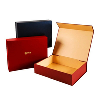 Boîte pliante en carton rigide de luxe avec logo personnalisé, grand format, magnétique, pour emballage cadeau