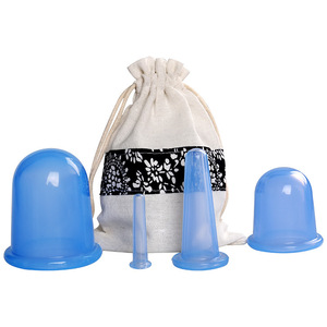 Ensemble de 4 pièces de haute qualité masseur de <span class=keywords><strong>ventouses</strong></span> chinois en Silicone souple écologique - Product Image 2