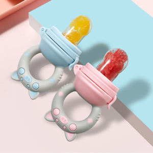 Cibo fresco ciuccio alimentatore per il bambino in Silicone capezzolo Piggy frutta Nibbler bambini modello animale fascia di età 0-12 mesi - Product Image 4