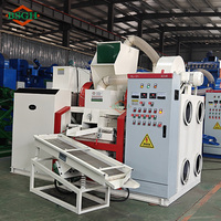 Machine de recyclage entièrement automatique pour le granulage de câbles en cuivre usagés avec séparateur magnétique pour les projets de récupération de fils de faisceaux