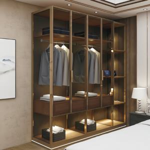 Muebles de aluminio minimalistas modernos hechos a medida, armario de almacenamiento para sala de estar, aparadores, armario de vino ecológico para el hogar - Product Image 1