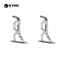 Support de tringle à rideaux double de luxe KYOK - Design moderne et épuré pour la maison et l'hôtel