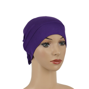 Sous-Hijab Musulman FRC <span class=keywords><strong>en</strong></span> Coton Doux, <span class=keywords><strong>Bonnet</strong></span> Intérieur Extensible, Tube Respirant, Couvre-Tête de Prière Islamique - Product Image 3