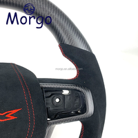 Accessoires d'intérieur Volant de voiture en fibre de carbone mat personnalisé pour Dodge RAM 1500 2500 3500 TRX Racing Style Design