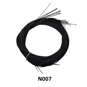 Câble de suspension en acier oxydé noir avec extrémité à boule pour suspension de luminaires et panneaux LED, couleur personnalisée disponible. - Product Image 1