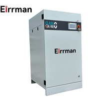 Compresseur d'air à spirale sans huile 5,5 KW, écoénergétique, silencieux, composants PLC conçus pour une utilisation alimentaire avec certification CE