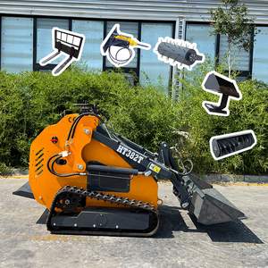 Envío Gratis, Miniexcavadora de Dirección Deslizante de 16.5Kw, Personalizada, Certificada por la CE y la EPA, 23HP en Venta, Certificación CE, EPA HT382T, 23HP, Carga de 300kg - Product Image 1