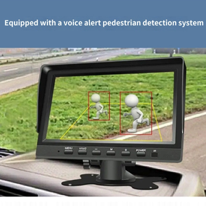 Monitor AHD de 7 pulgadas con IA de 2 canales para camión, certificación de calidad coreana - Product Image 2