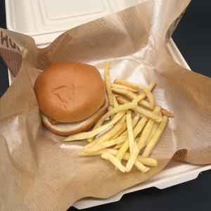 Emballage alimentaire en aluminium laminé avec logo personnalisé imprimé à chaud pour restaurants, emballage pour sandwichs et hamburgers - Product Image 2