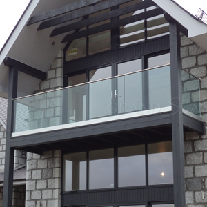 Fabrication en usine de parapets en verre pour terrasses / Panneaux de parapet en verre / <span class=keywords><strong>Kit</strong></span> de remplissage pour garde-corps d'escalier à canal en U / <span class=keywords><strong>Balustrade</strong></span> - Product Image 3