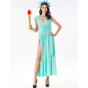 Disfraz de estatua americana de la libertad, juego de Halloween, estatua de diosa griega, vestido - Product Image 6