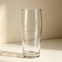 Verres à boire soufflés à la machine pour jus/lait/bière/café 330 ml et 400 ml