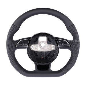 Volante de Cuero Completo para <span class=keywords><strong>Audi</strong></span> B8 B9, Directo de Fábrica, para <span class=keywords><strong>Audi</strong></span> A3 <span class=keywords><strong>S3</strong></span> RS3 A4L A5 S5 RS5 A6L A7 S7 RS7 Q2L Q3 Q5 Q5L Q7 - Product Image 4