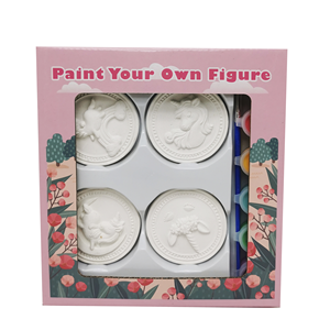 Set di Pittura Fai-<span class=keywords><strong>da</strong></span>-Te Elsas per Figurine di Unicorni, Giocattoli Creativi in Ceramica e Gesso - Product Image 2