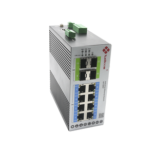 Xallcom x9148 công nghiệp mạng chuyển đổi đầy đủ Gigabit 8 GE Ethernet 4 GE <span class=keywords><strong>SFP</strong></span> cổng Quản Lý Doanh nghiệp cho điểm truy cập không dây - Product Image 2