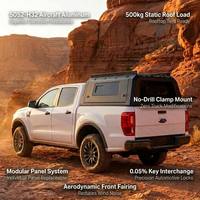 Vente en gros de couvre-caisses de camion en alliage d'aluminium, coque de camping-car, auvent pour Chevrolet Colorado/Toyota Tacoma/Ford Ranger 2015-2026 5.0ft