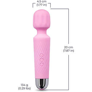 Masseur électrique pour adultes, bâton de massage AV, silicone intégral, vibrant, rose, masseur manuel, vente chaude, vibromasseur pour femmes, jouet - Product Image 2