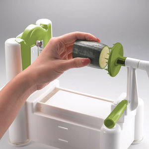 Fast Shipping Order Quantity Stainless Steel Ergonomic Manual Curly Veggie Kitchenware Helper <b>Shredder</b> - Product Image 3