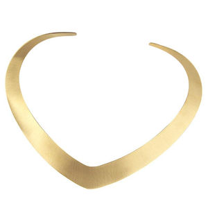 Collier ras du cou, bijoux de cou pour femmes, mode, 100% acier inoxydable, simple, personnalité, collier en or - Product Image 4