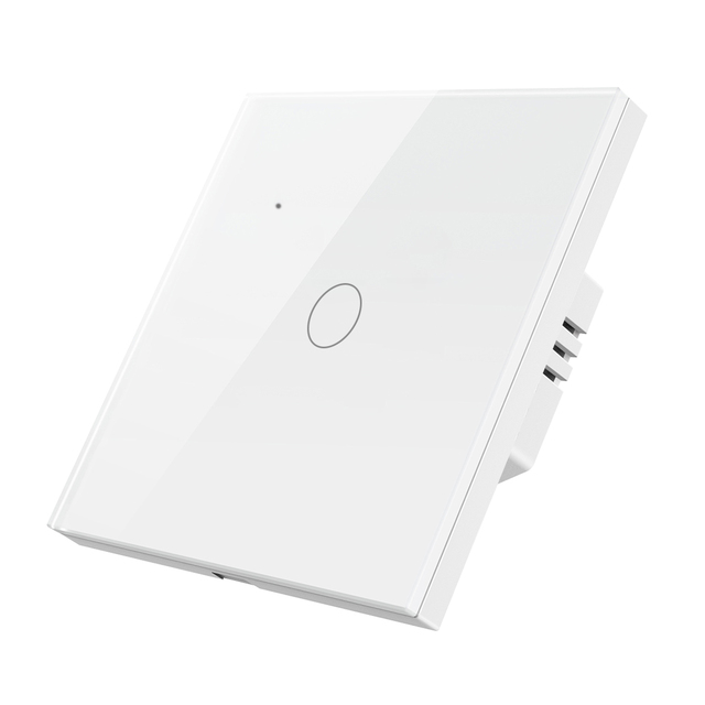 Bingoelec New Arrivals Neutral &Live Wire Alexa Tuya App Wifi Smart Touch Switch Wall Switch