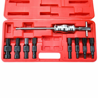 9 PCS Trou aveugle Collet Bearing Race and Seal Puller Kit Inner Bearing Extractor Slide Hammer