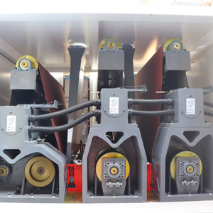 Lijadora de Banda Ancha para Muebles, MDF y Gabinetes, de Gran Potencia, con 3 Bandas, para Lijar Madera Contrachapada - Product Image 1