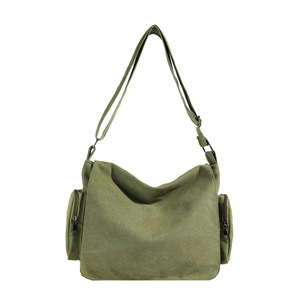 Bolso de hombro informal de lona para mujer de gran capacidad, bolso de estudio para estudiantes universitarios, bolso de viaje, bolso cruzado ligero - Product Image 1
