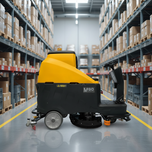 Popular M90 Most Multi Function Battery Auto Ride on Tile <b>Floor</b> Scrubber <b>Cleaning</b> <b>Machine</b> High Performance - Product Image 1