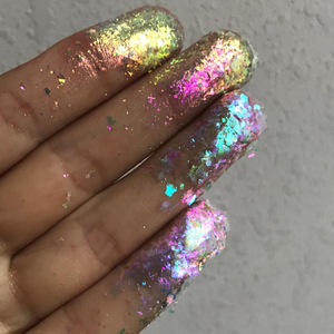 Polvere olografica del pigmento del camaleonte del fiocco di scintillio acrilico <span class=keywords><strong>rosa</strong></span> della copertura cosmetica di nuovo arrivo per le unghie - Product Image 6