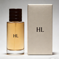 Flacon de parfum personnalisé sérigraphié 30ml 50ml 100ml rechargeable en verre cristal unique avec bouchon couronne et emballage de luxe sur mesure