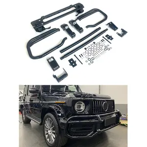 Auto Parts Iron Material W464 G63 1:1 Bull Bar /Front Bumper Guard Black With Inner Iron Bracket For G class W464 G63 2019y~