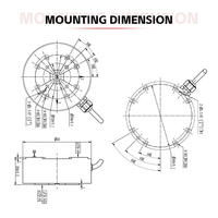 T521T Sensor de fuerza multieje ultrafino Sensor de fuerza de 6 ejes para juntas de robot humanoide