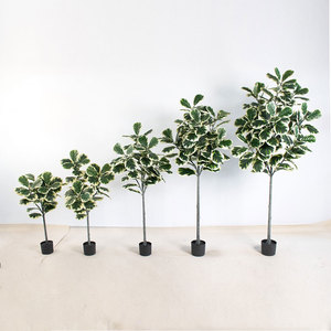 Large Potted Plant Artificial Gardening Fiddle-leaf Fig Artificial <b>Tree</b> Greenery for Wedding Home Shopping Mall Decor - Product Image 1