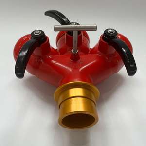 Nouveau distributeur d'eau et de feu avec 3 sorties, <span class=keywords><strong>force</strong></span> de soupape de 74,5 N, ZL104 et alliage d'aluminium 6061, nouveau style de distributeur d'eau à trois voies - Product Image 4