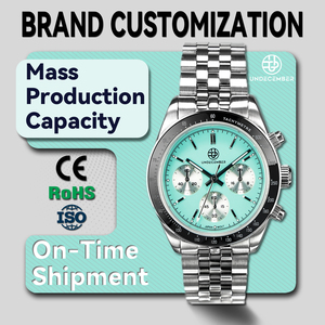 Montre Chronographe à Quartz Undecember, Fabricant de Marques Privées, Mouvement à Quartz en Acier Inoxydable 304, Montres à Quartz 5ATM, Montre Homme à Quartz - Product Image 1