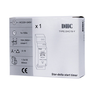 สวิตช์ตั้งเวลาแบบดิจิตอล DHC19-Y เครื่องวัดแผงดิจิตอล ตัวตั้งเวลาสตาร์ทแบบสตาร์ดีลต้า - Product Image 5