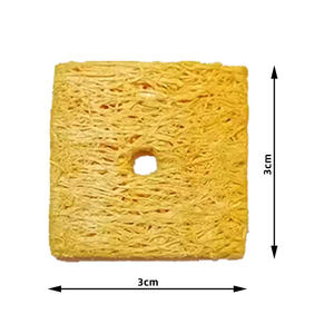 Loofah Evcil Hayvan Oyuncakları Hamsterler için Kare Bisküviler Şinşiller Kemirgenler Doğal Diş Taşlama Temizleme Sindirim Yardımı Evcil Hayvan Çiğneme Malzemeleri - Product Image 1