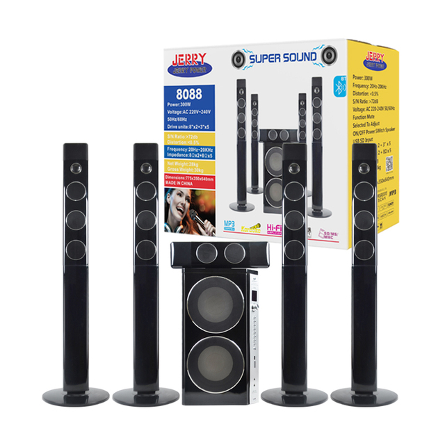 Made in China Jerry Speaker System High End Tower 5.1 Home Theatre Hifi Audio System