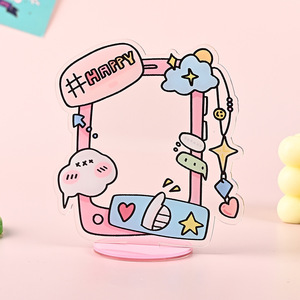 Customized Single Double-Sided Printed Character Cartoon Acrylic Standees No MOQ Free Sample Featuring Animal Plastic Crafts