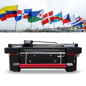 High quality EPSON I3200 4pcs print heads flag banner sublimation printer for woven fabrics such as warp-knitted fabrics